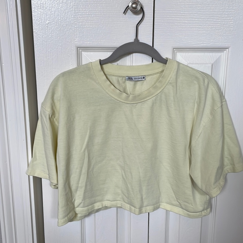 zara crop tees